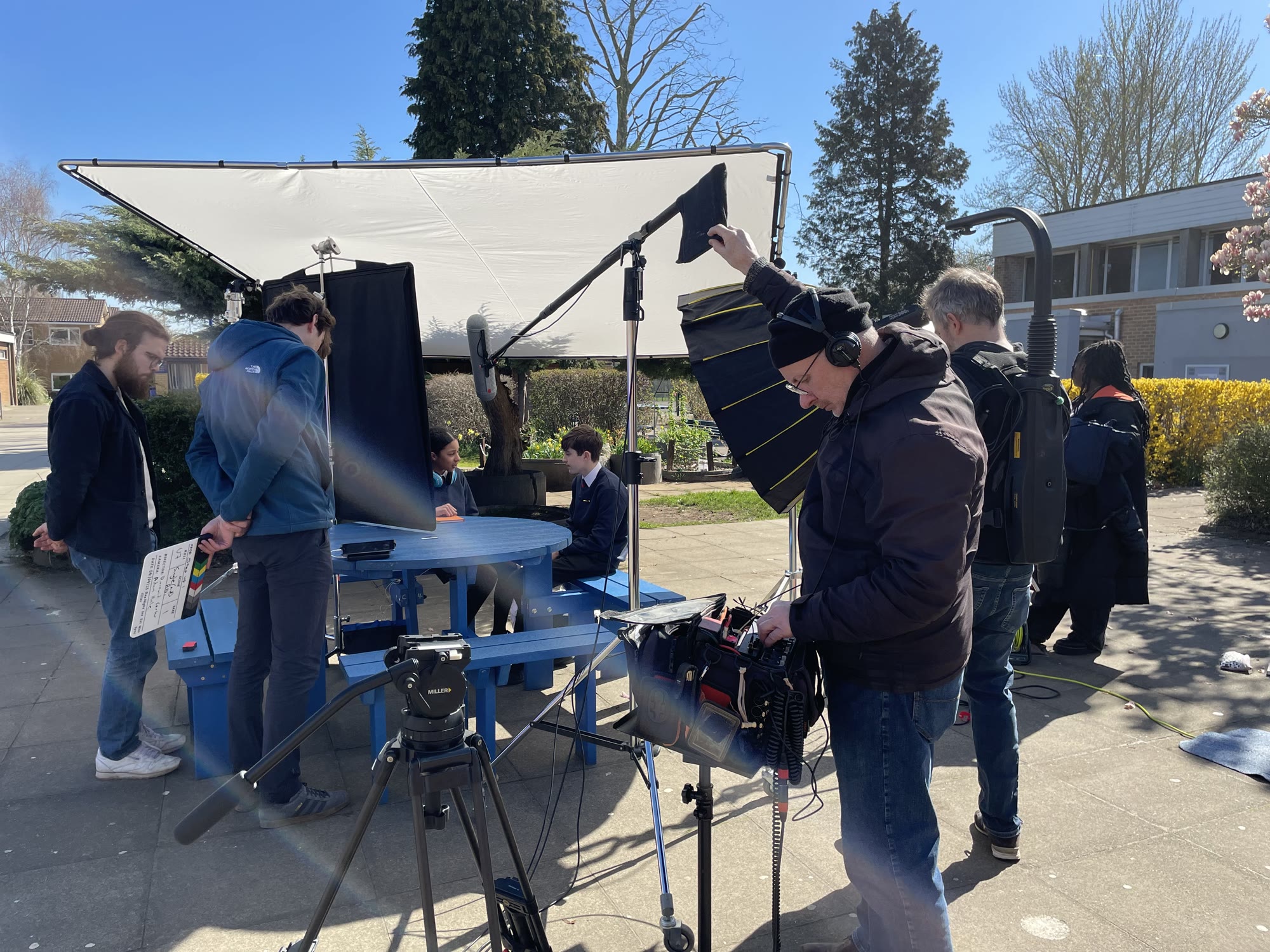 The Digeo Collective on set